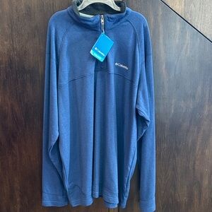 Columbia Men's Blue Zip Up Sweater